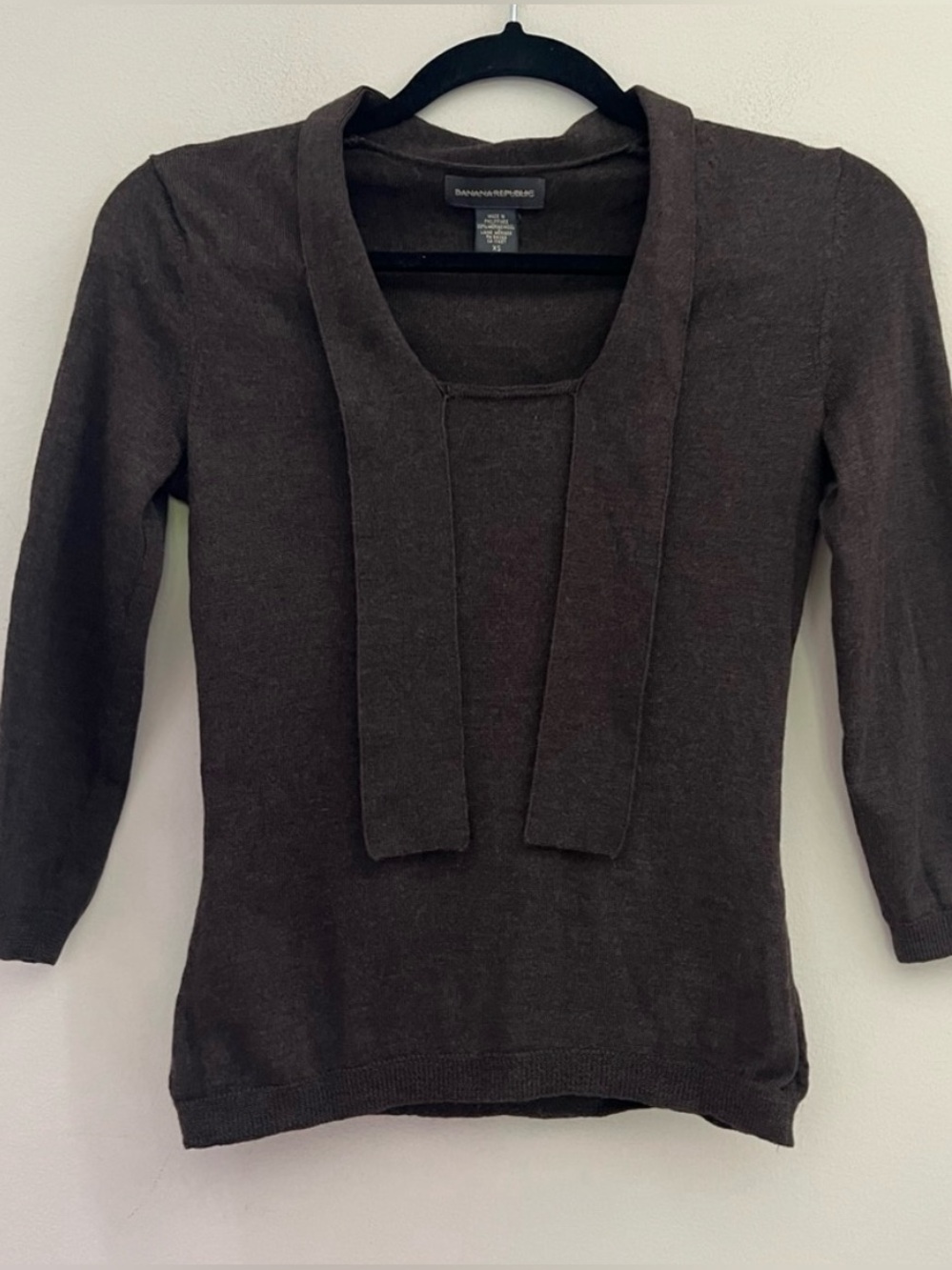 100% Merino wool Banana Republic Brown Sweater